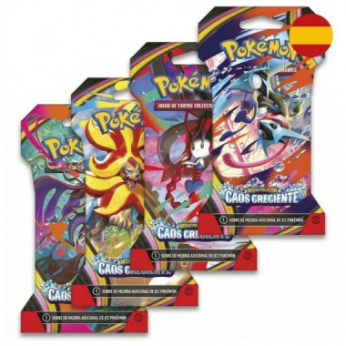Sobres Cartas Caos Creciente Megaevolucion Pokemon Espa&ntilde;ol  POKEMON TRADING CARD GAME