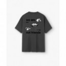 Camisetas Hombre Camiseta WE ARE NOT FRIENDS Creative Timeless
