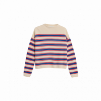 Jerséis y Sudaderas Jersey ARMEDANGELS Merinaa Stripes Oatmilk / Mars Red / Dynamo Blue