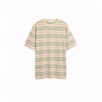 Camisetas Hombre Camiseta ARMEDANGELS Iconic Maarkos Stripes Foam Washed Berry
