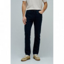 Pantalones Pantalón Jogger SALSA JEANS Lino Azul Marino