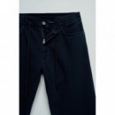 Pantalones Pantalón Jogger SALSA JEANS Lino Azul Marino