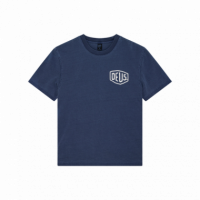Camisetas Hombre Camiseta DEUS EX MACHINA Shield Garment Dyed Mechanic Blue