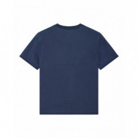 Camisetas Hombre Camiseta DEUS EX MACHINA Shield Garment Dyed Mechanic Blue