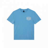 Camisetas Hombre Camiseta DEUS EX MACHINA Shield Garment Dyed Bonnie Blue