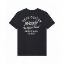 Camisetas Hombre Camiseta DEUS EX MACHINA Camber Black
