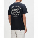 Camisetas Hombre Camiseta DEUS EX MACHINA Camber Black