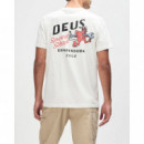 Camisetas Hombre Camiseta DEUS EX MACHINA Dogleg Dirty White