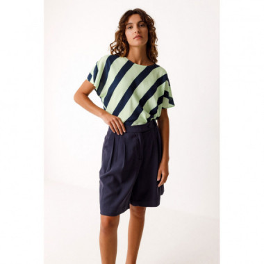 Camisetas Mujer Camiseta SKFK Hahan Stripes