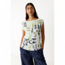 Camisetas Mujer Camiseta SKFK Marixol Multicolor