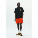 Camisetas Hombre Camiseta Double a By WOOD WOOD Ace Cone Black
