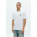 Camisetas Hombre Camiseta Double a By WOOD WOOD Bobby Taxi White
