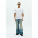 Camisetas Hombre Camiseta Double a By WOOD WOOD Bobby Taxi White
