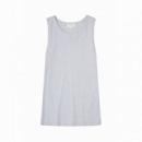 Camisetas Mujer Top YERSE Luisa Canalé Grey