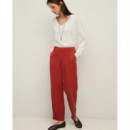 Pantalones Pantalón YERSE Alex Tencel Dark Red