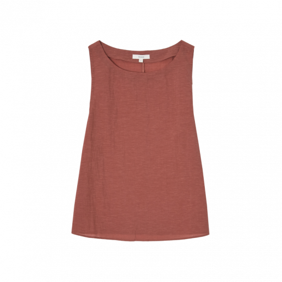 Camisetas Mujer Top YERSE Laia Terracota
