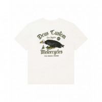 Camisetas Hombre Camiseta DEUS EX MACHINA Beep-beep Dirty White