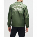 Chaquetas Hombre Chaqueta DEUS EX MACHINA Venice Coach Pine Green