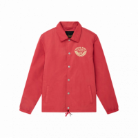 Chaquetas Hombre Chaqueta DEUS EX MACHINA Munificence Coach Melon Red