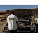 Camisas Camisa DEUS EX MACHINA Forecourt Stripe Dirty White