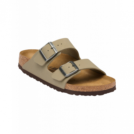 Calzado Sandalias BIRKENSTOCK Arizona Birko-flor Faded Khaki / Dark Brown