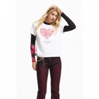 Camisetas Mujer Camiseta DESIGUAL Corazón
