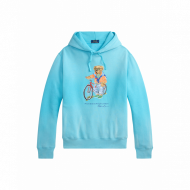 Jers&eacute;is y Sudaderas Sudadera POLO RALPH LAUREN Hoodie con Polo Bear Perfect Turquoise