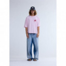 Camisetas Hombre Camiseta NEW AMSTERDAM SURF ASSOCIATION Corporate Logo Pink Lady