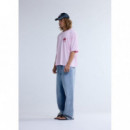 Camisetas Hombre Camiseta NEW AMSTERDAM SURF ASSOCIATION Corporate Logo Pink Lady