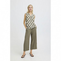 B-YOUNG Pantalones Mujer Pantalones B.young Joella Crop Kalamata