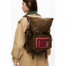Mochilas Mochila DESIGUAL Voyager Multiposición Marrón