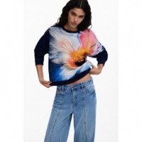 Jerséis y Sudaderas Sudadera DESIGUAL Mia Gran Flor