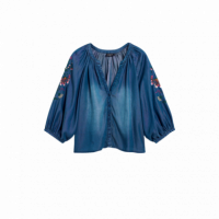 Blusas y Camisas Blusa DESIGUAL Chambre Bordados Farol