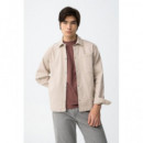 Chaquetas Hombre Sobrecamisa TIFFOSI Kris Coral Almendrado