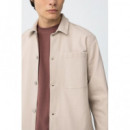 Chaquetas Hombre Sobrecamisa TIFFOSI Kris Coral Almendrado