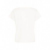 Camisetas Mujer Camiseta ICHI Monora Cloud Dancer