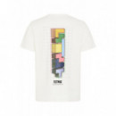 Camisetas Hombre Camiseta BLEND Raddie Tetris Snow White
