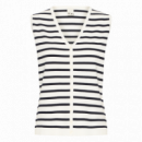 Chaleco ICHI Luls Total Eclipse Stripes