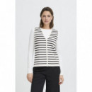 Chaleco ICHI Luls Total Eclipse Stripes