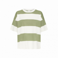 Jerséis y Sudaderas Jersey ICHI Luls Loose Iguana / White Stripes