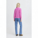 B-YOUNG Jerséis y Sudaderas Cárdigan B.young Mmorla Phlox Pink