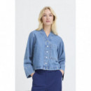 B-YOUNG Blusas y Camisas Camisa B.young Kacila Blue Denim