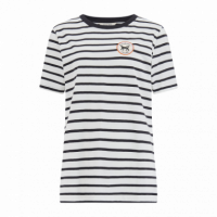 SUGARHILL BRIGHTON Camisetas Mujer Camiseta Sugarhill Maggie Off White/black, Lucky Cat