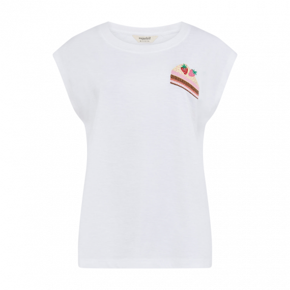 SUGARHILL BRIGHTON Camisetas Mujer Camiseta Sugarhill Chrissy White, Cake