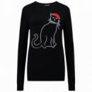 SUGARHILL BRIGHTON Jerséis y Sudaderas Jersey Sugarhill Rita Black, French Kitty