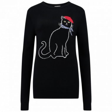 SUGARHILL BRIGHTON Jers&eacute;is y Sudaderas Jersey Sugarhill Rita Black, French Kitty