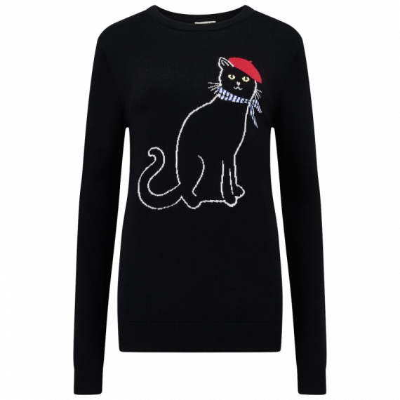 SUGARHILL BRIGHTON Jerséis y Sudaderas Jersey Sugarhill Rita Black, French Kitty
