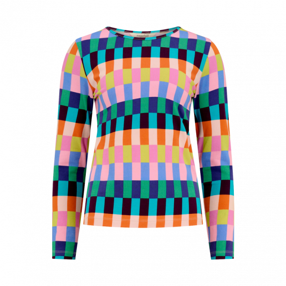 SUGARHILL BRIGHTON Camisetas Mujer Camiseta Sugarhill Josie Multi, Puzzle Stripe