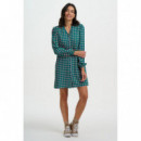 SUGARHILL BRIGHTON Vestidos Vestido Sugarhill Taylyn Navy, Heart Tile
