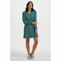 SUGARHILL BRIGHTON Vestidos Vestido Sugarhill Taylyn Navy, Heart Tile